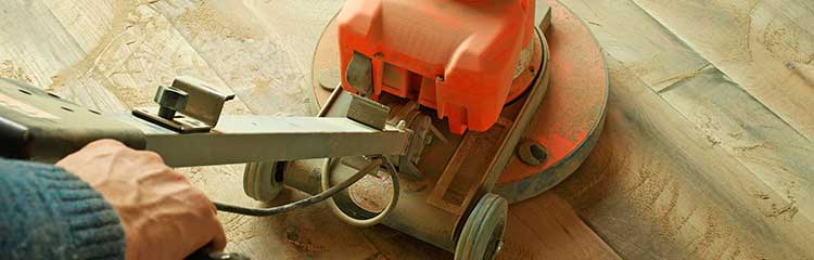 Sanding hardwood floor orbital sander