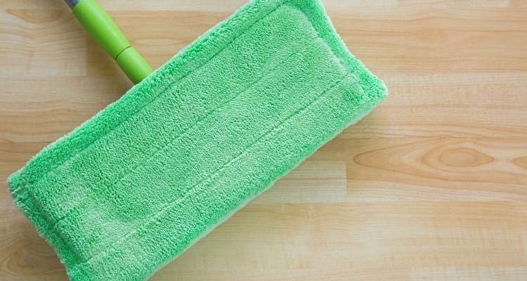 Use microfiber mop clean